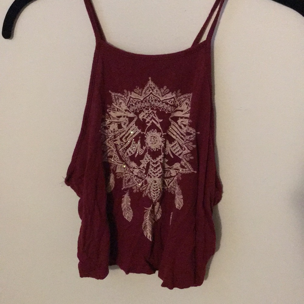Red crop top - Picture 2 of 2